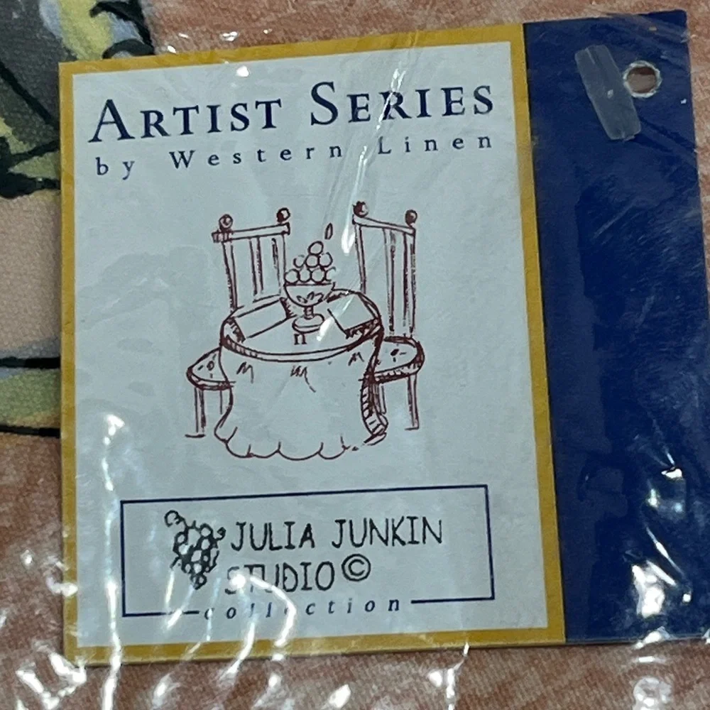 Julia Junkin Studio Artist Series by Western Linen Cafe Kitchen Apron - NWT